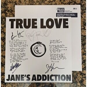Signed Jane's Addiction Imminent Redemption RSD BF Vinyl Autographed Cover All 4